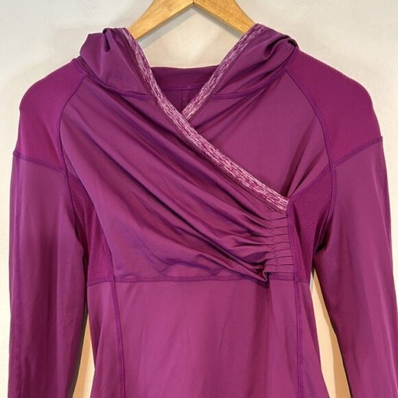 Lululemon run for your life pullover hoodie in dewberry size 4 - Picture 3 of 10
